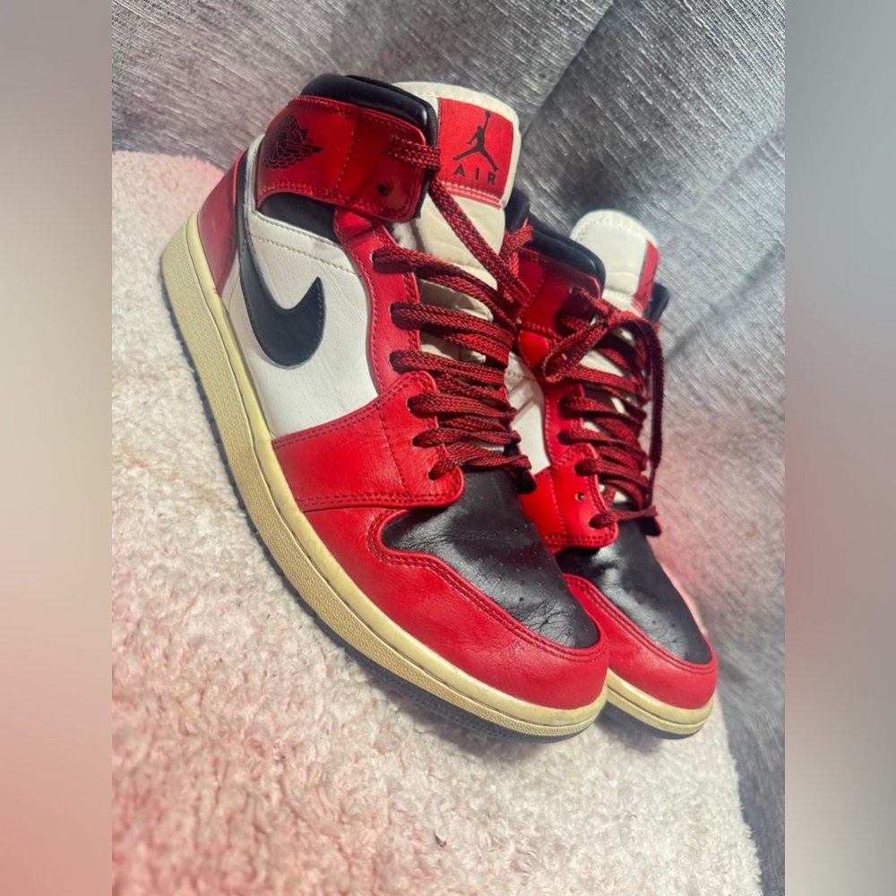 Jordan Sneakers with Black and Tan Accents